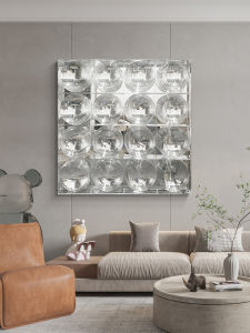 Modern Living Room Sofa Decorative Painting Acrylic Concave-Convex Mirror Three-Dimensional Mural Scandinavian Accessible Luxury Bedroom Bedside Painting