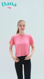 PENNY | Dana Top เสื้อแขนสั้น ทรงผูกหลัง ใส่ปล่อยหรือผูกได้2แบบ เสื้อออกกำลังกายคลุมบรา *พร้อมส่งจากไทย 6 สี