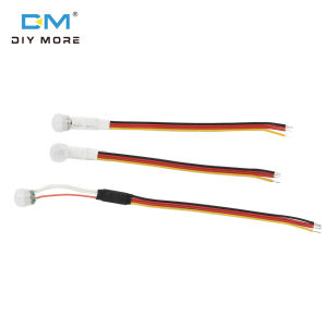 diymore DC 3-24V Body Sensor Switch Mini Motion PIR Pyroelectric Infrared Body Motion Sensor Auto Detector Module PIR Sensor for Cabinet Closet Light and Led