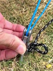 1 Set Tension Ropes with Locking Buckles Heavy-Duty Tensioning Tool for Camping Boating & Outdoor Use