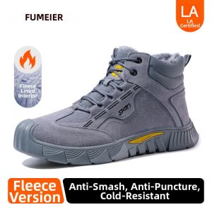 GUYISA | Insulated Winter Protective Steel Toe Safety Shoes