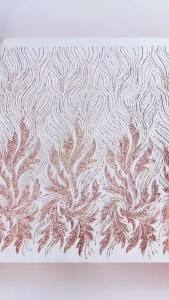 French Party Dress African Beaded Tulle Lace Fabric 2026 High-Quality Nigerian Sequin Mesh Lace Fabric Wedding Material 5 Yards
