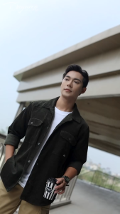 Áo sơ mi nhung tăm nam Dugarco thiết kế 2 túi ngực chất liệu cao cấp 243SM21057