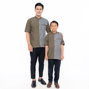 Baju Koko Kurta Pria Coupel Anak Dan Ayah Toyobo Tajiro Terbaru Koko Kurta Lengan Pendek Adem dipakai Menyerap Keringat Geratis ongkir termurah terlaris