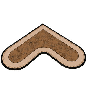 Oil Water Slip Resistant Kitchen L Mat