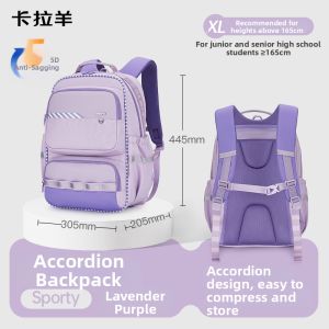 Caran·Y | Anti-sag 5D Spacious Lightweight Water-resistant Multi-compartment School Backpack