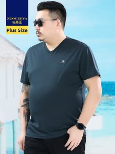 Zuogeeya | Oversized Loose V-Neck Short Sleeve T-Shirt Slim Design