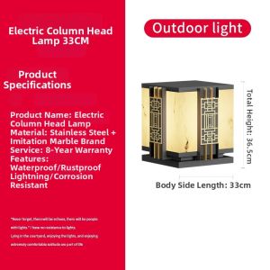 MARTINI | Solar Waterproof Pillar Light
