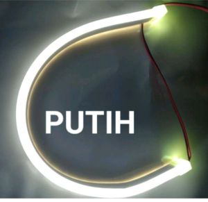 LAMPU ALIS LED DRL 15/30/60/100CM FLEXIBEL VARIASI MOTOR MOBIL NO BINTIK 1 PIC