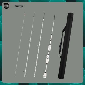 BIUTIFU Siêu Nhẹ Quay Mồi Câu Cá T800 Sợi Carbon 0.2-10G Đầu Nhanh Cho Mồi Cá Hồi Đại Dương Sông Hồ 1.8M/1.95M/2.1M