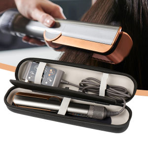 EVA Portable Travel Storage Bag Shockproof Hard Storage Case Anti-Scratch Dust-Proof for Dyson Airstrait HT01 Hair Straightener