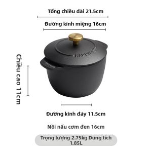 Nồi Đa Năng Mini Bằng Sắt Đúc