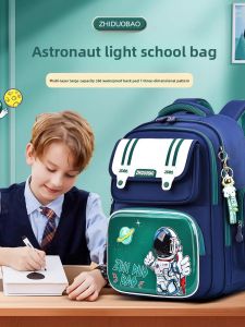 MONLEYTA | First Grade Student Large Capacity Waterproof Stress Relief Double Shoulder Backpack Primary School Bookbag New 2023 Model