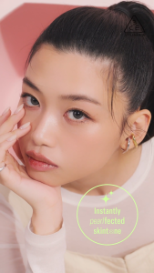 3CE Fitting Mesh Cover Cushion Foundation Color Perfecting Skin Tone Up Hyaluronic Acid Panthenol SPF40++ Coverage Matte