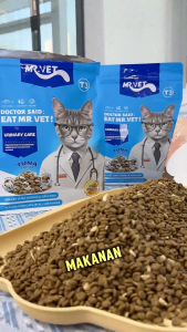 [Kombo 8 Pcs] MrVet / Mr Vet T1 / T2 / T3 / T4 All Life Stages Cat Holistic 1 Kg x 8 / Makanan Kering Kucing