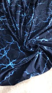 Vải Thun Layong Hàn Họa Tiết Khổ 1m4 - Co Giãn 4 Chiều Rũ Mềm Không Cần Lót - May Đầm Đồ Bộ