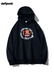 American Style Mens Hoodie Spring Autumn Trendy Letter Print Sweatshirt Japanese Hong Kong Style Large Size Couple Outerwear