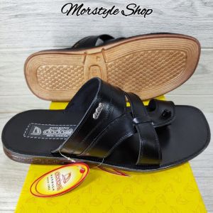 Sandal Dodoni Jepit Jempol HS 791 / Sandal Kulit Pria