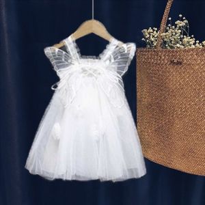 [PRINCESS KESLI] 0-7 Tahun Dress Pompom Pesta Anak Butterfly Perempuan Baju Pesta Princess Kupu-Kupu