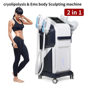 360 Cryo EMS RF 2 in 1 Emslim Nova +360 Cryolipolysis Slimming Sculpt Body Shape Muscle Building Slimming Ems Body Sculpting Machine