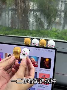 2 Pcs New Panda Bubu And Dudu Toy Doll Cute Cartoon Panda Bear Doll Mobile Phone Display Screen Decorative Doll Couple Gifts
