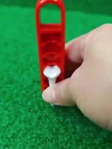 Golf Tee Elevator Adjustable Golf Tee Depth Setter and Puller Easy to Grip with Precise Height Adjustment and Lifter