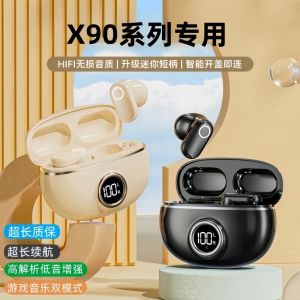Vivo X90 pro Compatible Bluetooth Earphones Wireless Touch Control Half-In-Ear Stereo Sound Noise Reduction Long Battery Life