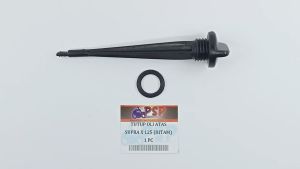 Tutup Oli Mesin SUPRA X 125 + O RING (PSP) - HITAM Plug Oil Level Penutup Pengukur Colokan Stik Oli