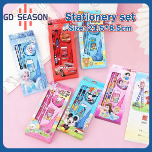 5 in1 Kids Gift Children Pencil Set Portable Cute cartoon Stationery Set Gift Pencil For Kids