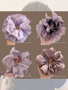 NING ZHOU | Fashionable Hair Scrunchie for Bun and Low Ponytail