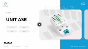 M5Stack | M5Stack Unit ASR CI-03T Offline Voice Recognition Module UART Custom Wake Words 300 Commands Mic Speaker for Smart Home Robot