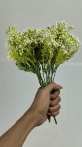 Daun Seledri Cabang 5 Artificial untuk Dekorasi Plastik