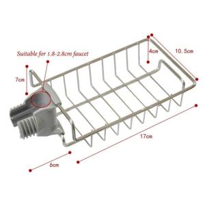 Kitchen Stainless Steel Sink Drain Rack Sponge Storage Faucet Rack Soap Rack Towel Rack Accessories