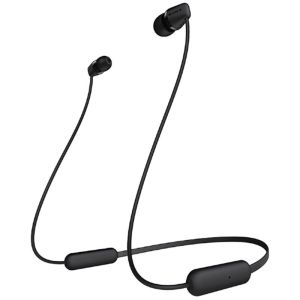 SONY WI-C200 wireless Bluetooth headphones in-ear cell phone music neck-mounted black