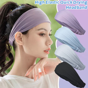 Non-Slip Elastic Sport Headbands Running Sweat-absorbing Yoga Spa Running Wash Face Hairband For Women Men Sports Headwrap Sweatband