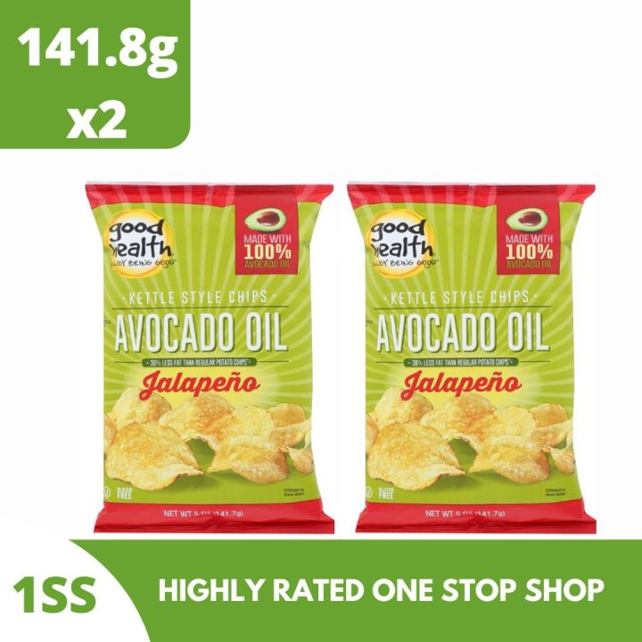 Good Health Kettle Chips Avocado Oil Jalapeño, 141.8g Set of 2 Lazada PH
