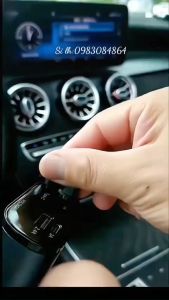 Tẩu Sạc Nhanh Ô Tô 120W 4 trong 1 Bộ Sạc xe hơi USB Type-C cho Samsung Iphone Huawei Đo Điện Áp otofunmoclan