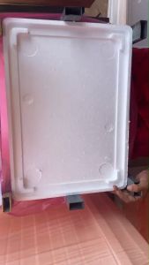 กล่องโฟมปลูกผักชุด 6 ใบ พร้อมที่เจาะรู ปลูกผักไฮโดรโปนิกส์ กล่องโฟมชุด 6 ใบ + ที่เจาะ