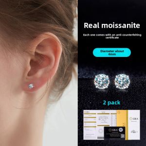 TFY | Sparkling D Color Luxury Ear Studs
