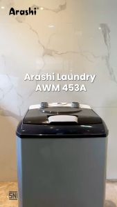 Arashi Mesin Cuci Minimalis Portable AWM 453A 1 Tabung 4.5 Kg Dry & Wash - GARANSI RESMI