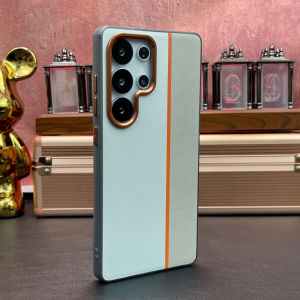 Luxury Leather For Magsafe Magnetic Case Samsung Galaxy S25 S26 S24 S23 Ultra Plus Wireless Charging Alloy Lens Shockproof Cover