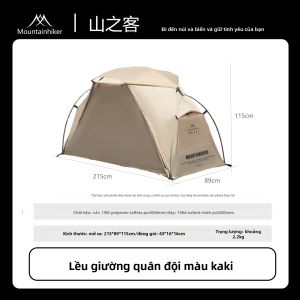 Mountainhiker | Mountainhiker Nhẹ Chống Thấm Nước Đơn Lều Cắm Trại Ngoài Trời Chống Mưa Giải Trí Đi Bộ Đường Dài Du Lịch Dã Ngoại Bạt Phủ Với Vải Canvas