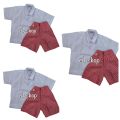red chekerd &polo white school uniform. 