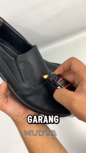 Sepatu Slip On Pria Kulit Casual Semi Formal Handmade MD106