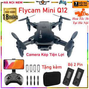 Flycam Camera Mini Q12 Giá Rẻ - Drone - Máy Bay Điều Khiển Từ Xa 4 Cánh - Plycam - Phờ Lai Cam - Playcam - Flaycam
