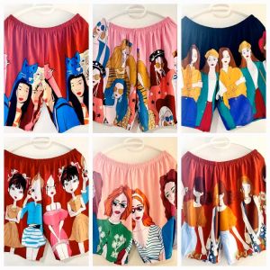 shaira New Hot Trend Best Seller Printed Plus Big Size Human Print Tao Tao BKK  Shorts for Women  - xs to 3xl - stretchable - multi way to wear - multi way to wear - premium quality  - excellent quality  - made of imported fabric  - classy and elegant  -