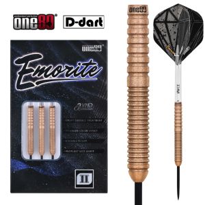 ONE80 STEEL TIP DART - 22G/24G Emorite-02 VHD 90% TUNGSTEN STEEL DARTS (ARROW DART KELULI)
