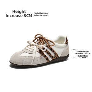 Belle | Heel Elevating Leopard Print Casual Shoes