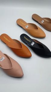 Gratica Sepatu Wanita Sendal Mules Lancip 09 MI