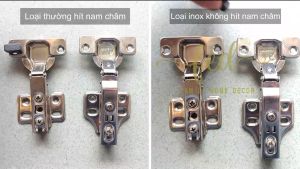 Bản lề giảm chấn cửa tủ gỗ tủ nhựa bản lề giảm chấn thủy lực bằng inox không gỉ cao cấp